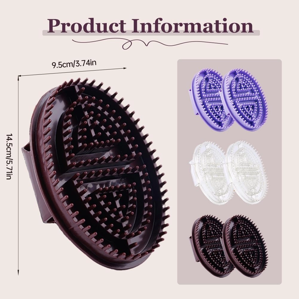 Upgrade Meridian Brush Massage Body, 2025 New Full Body Relaxation Handheld Massage Comb Meridian Brush, Portable Beauty Salon Professional Custom Meridian Comb (Transparent)