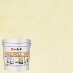 VASARI Lime Plaster & Paint | LIME PAINT | Made from Natural Lime and Powdered Marble | color: Refined Gold #5 | size: 1 Gallon