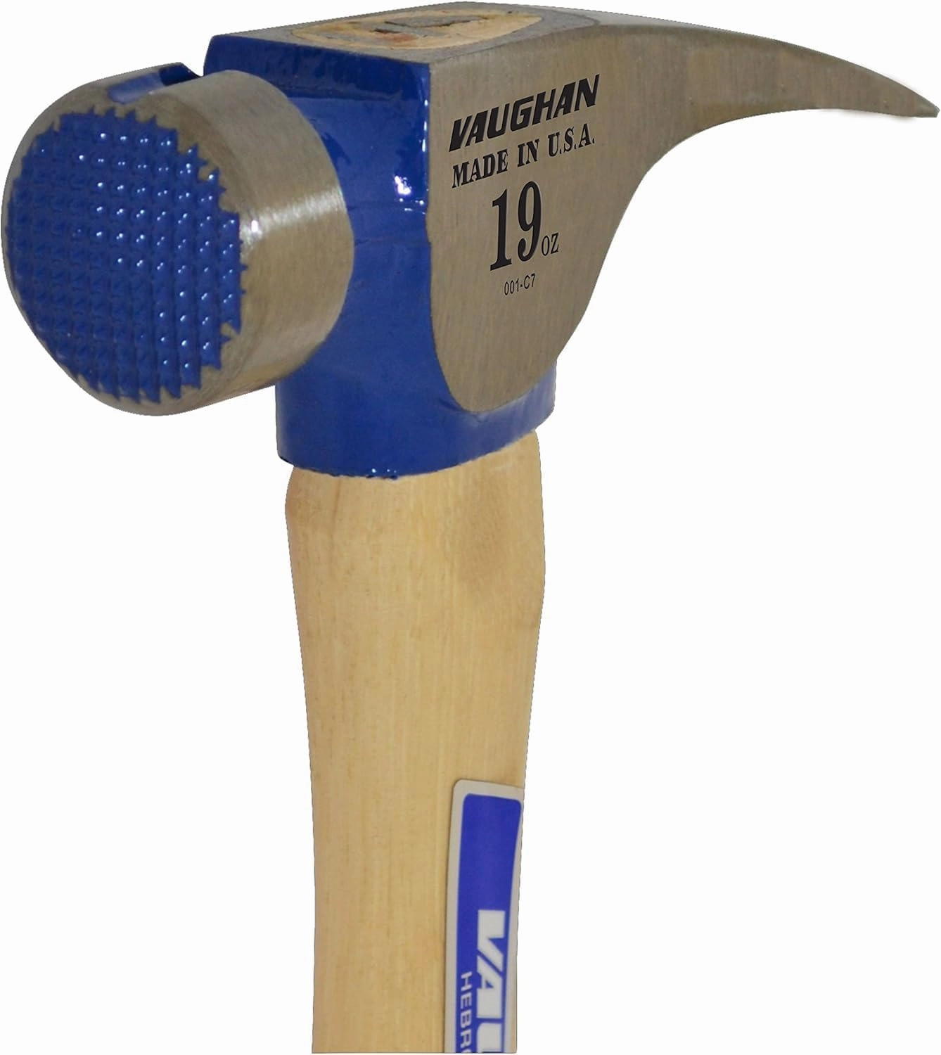 VAUGHAN CF2 California Framer Hammer, 19 oz Milled, Nail Starter, Made In The USA, VN11600