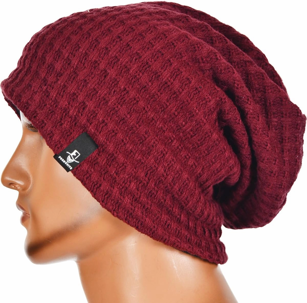 VECRY Men's Slouchy Beanie Knit Crochet Rasta Cap for Summer Winter