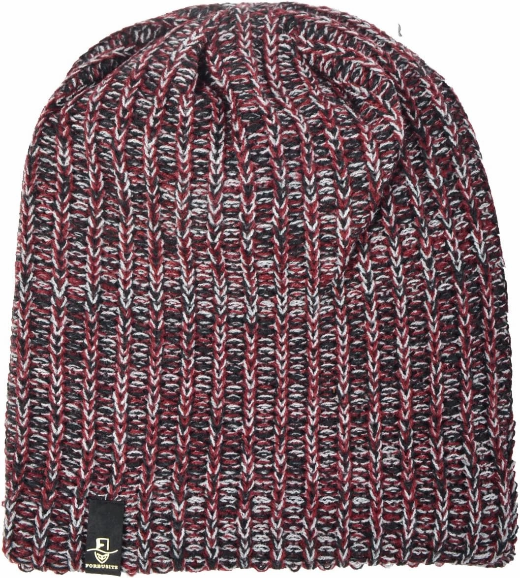 VECRY Men's Slouchy Beanie Knit Crochet Rasta Cap for Summer Winter