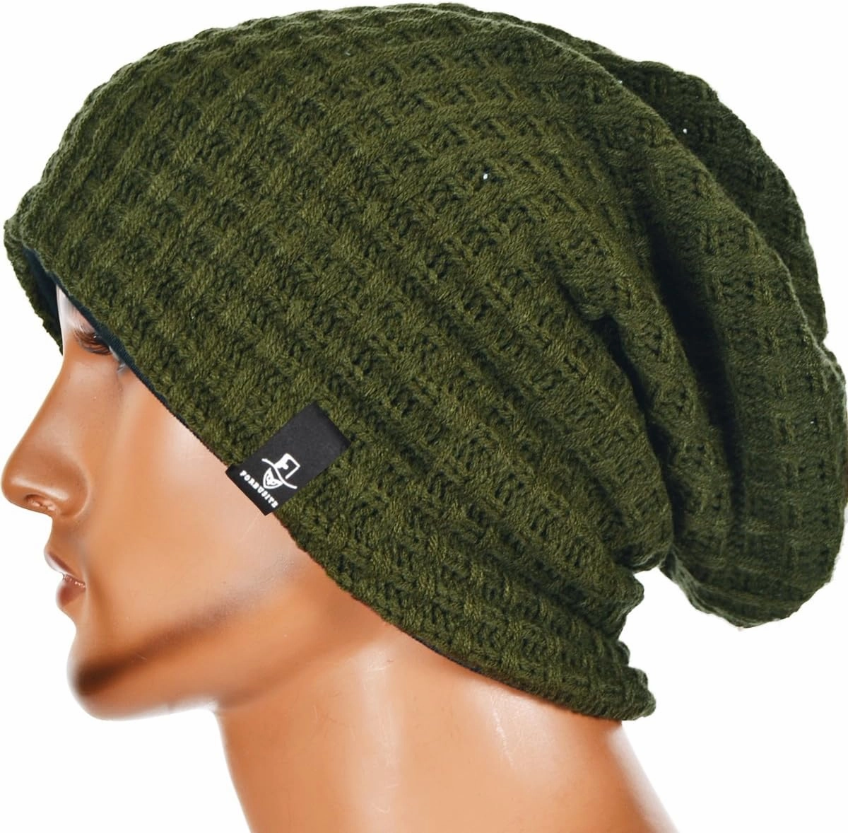 VECRY Men's Slouchy Beanie Knit Crochet Rasta Cap for Summer Winter