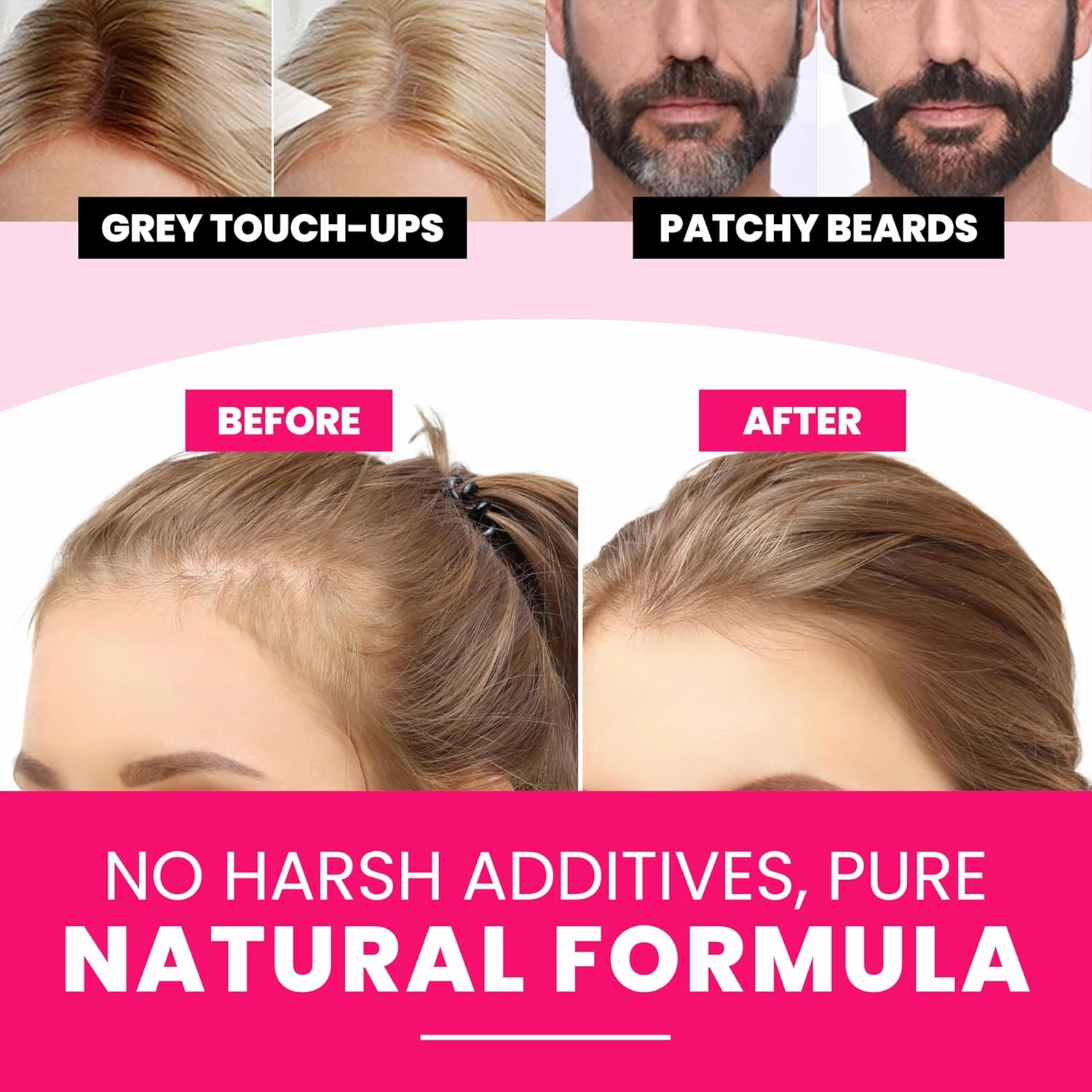 VELO Hairline Powder–MEDIUM BROWN Hair Root Touch Up Powder for Women & Men–Instantly Covers Gray Hair, Thinning Hair & Bald Spots–Sweatproof Root Cover Up–Puff & Mirror Compact, 13 Shades
