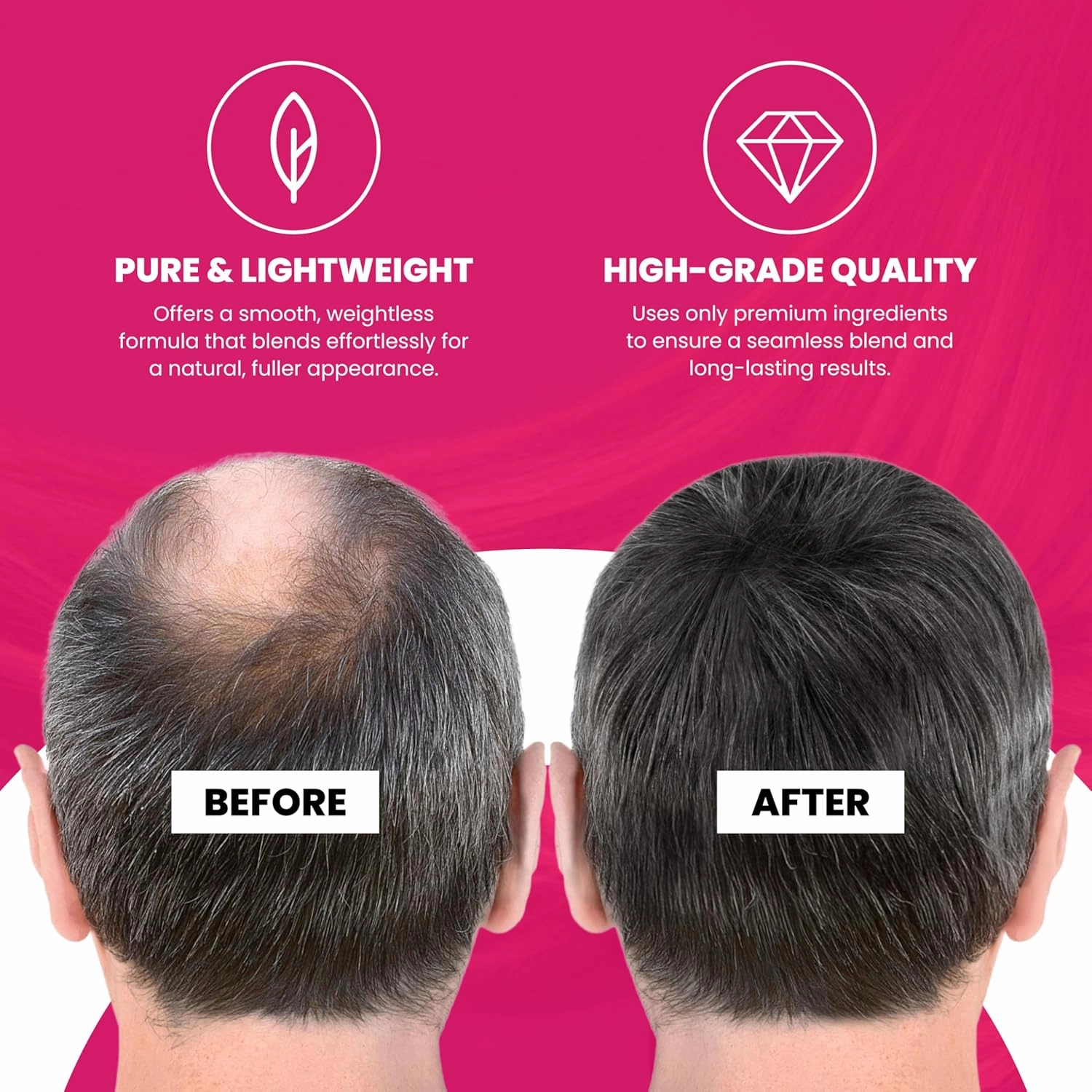 VELO Hairline Powder–MEDIUM BROWN Hair Root Touch Up Powder for Women & Men–Instantly Covers Gray Hair, Thinning Hair & Bald Spots–Sweatproof Root Cover Up–Puff & Mirror Compact, 13 Shades