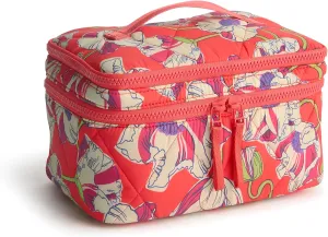 Vera Bradley Women's Featherweight Brush Up Cosmetic Case Makeup Bag