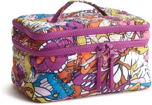 Vera Bradley Women's Featherweight Brush Up Cosmetic Case Makeup Bag