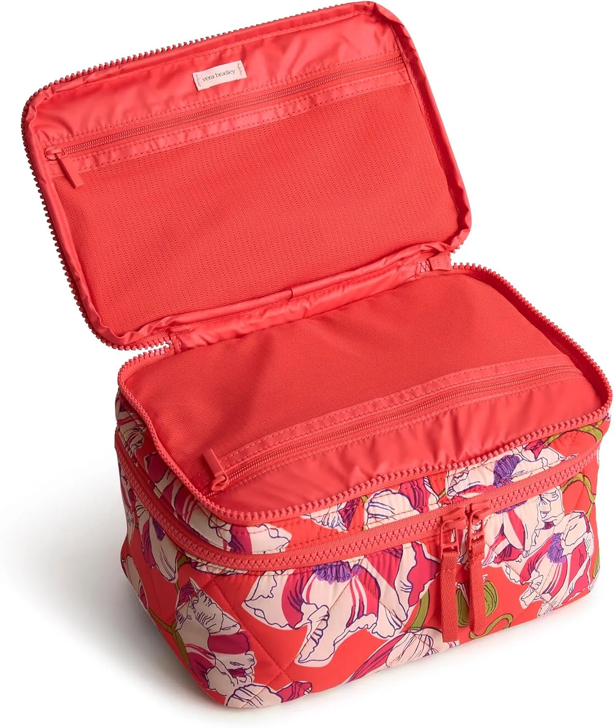 Vera Bradley Women's Featherweight Brush Up Cosmetic Case Makeup Bag