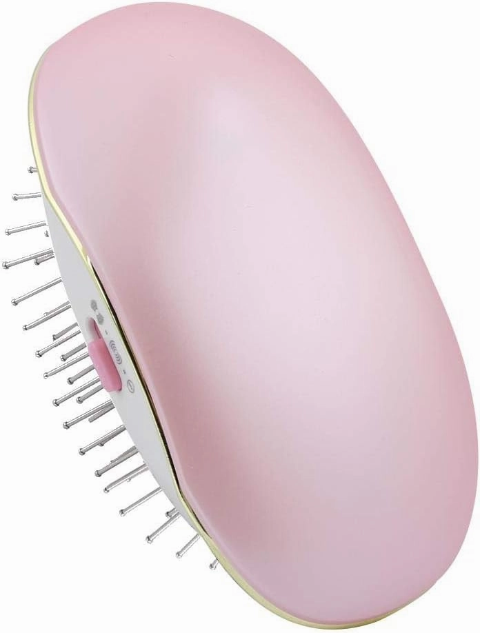 Vibrating Massager Comb Electric Massage Comb, Portable Electric Hair Brush, for Men for Women(Pink)