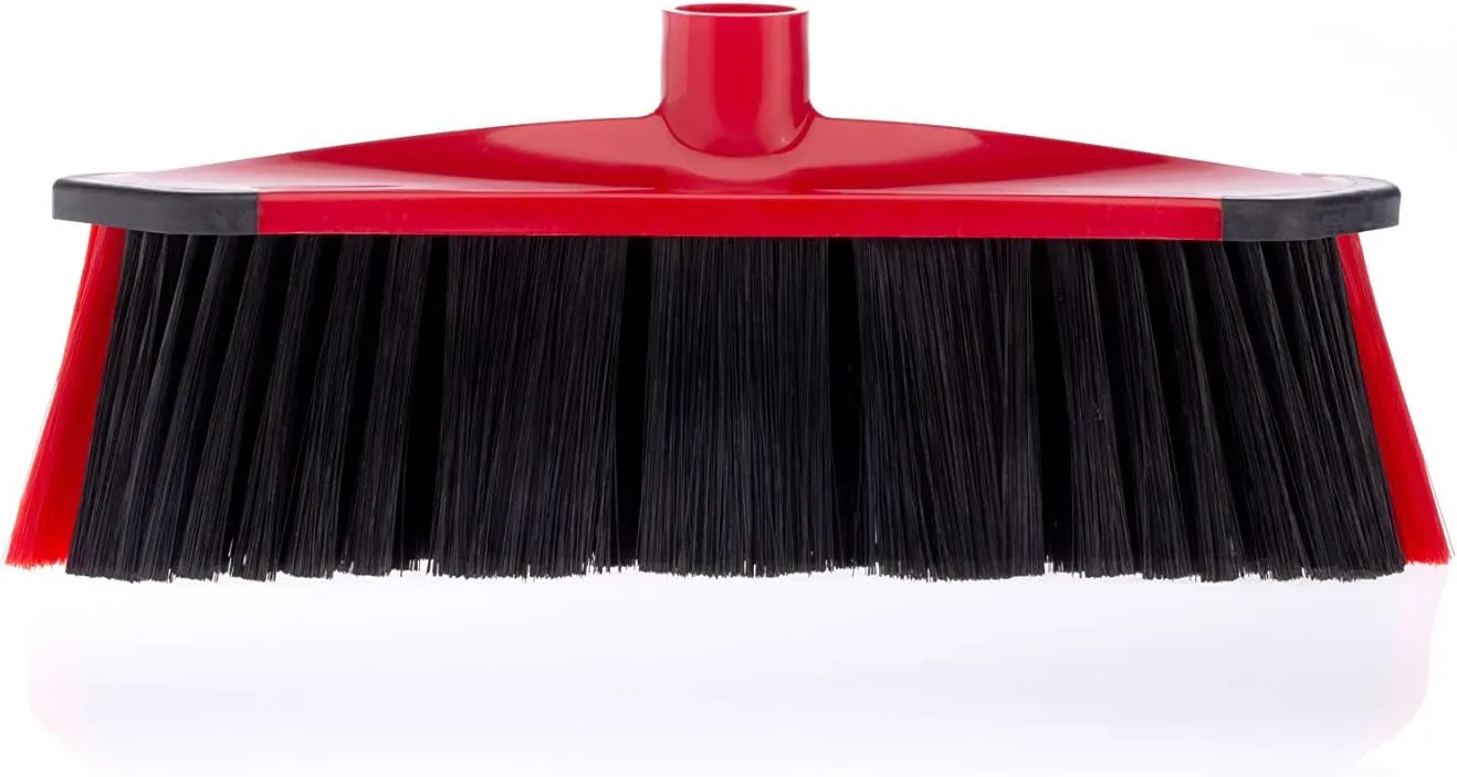 Vileda 142158 3-in-1 Natural Broom(Only Comes with Brush Head No Handle Included)