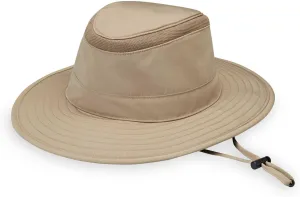 Wallaroo Hat Company Men's Summit Sun Hat – UPF 50  Sun Protection, Wide Brim, Packable, Chin Strap and Adjustable Sizing