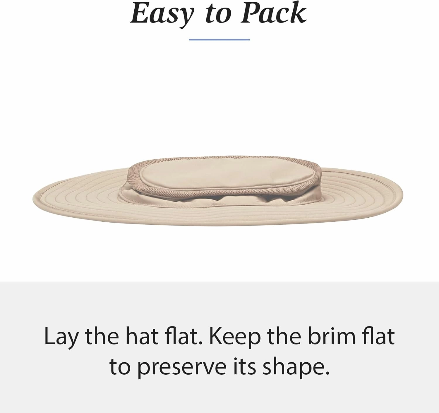 Wallaroo Hat Company Men's Summit Sun Hat – UPF 50  Sun Protection, Wide Brim, Packable, Chin Strap and Adjustable Sizing
