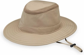 Wallaroo Hat Company Men's Summit Sun Hat – UPF 50  Sun Protection, Wide Brim, Packable, Chin Strap and Adjustable Sizing