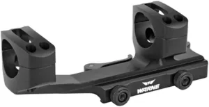 Warne QDXSKEL1TW, 1 inch MSR Mount, 6061/T6 Aluminum, Steel Threaded Inserts, Quick Detach, Black