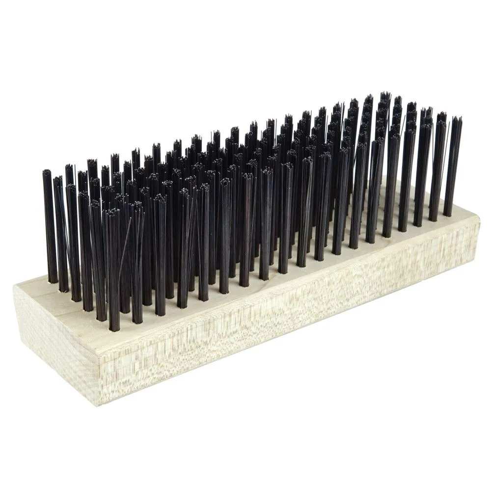 Weiler 44067 0.014" Wire Size, 7-1/4" X 2-1/4" Block Size, 6 X 19 No. of Rows, Flat Face Fill, Block Type Scratch Brush, Made in The USA (Pack of 12)