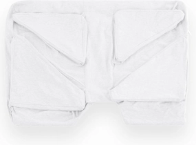 Wife Pillow Cover Only - Jersey Knit Pillowcase, Soft 100% Cotton T-Shirt Feel - Contour Exclusively for Arm & Body Position Side, Stomach & Back Sleeper Bed Pillow, Machine Washable & Dryable, White