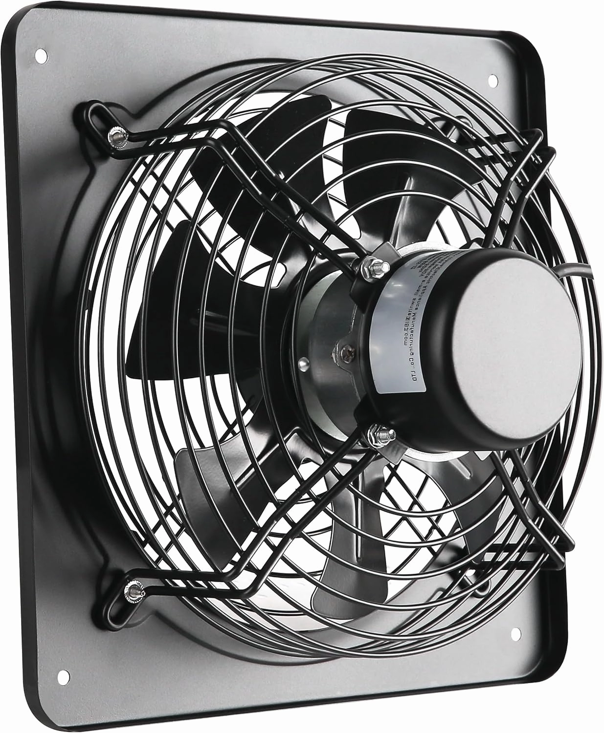 Window Exhaust Kitchen Exhaust Fan with Switch Wall Mounted Ventilation Basement Extractor 720 CFM Industrial Fan for Home Garage Office Commercial Use(12 Inch)