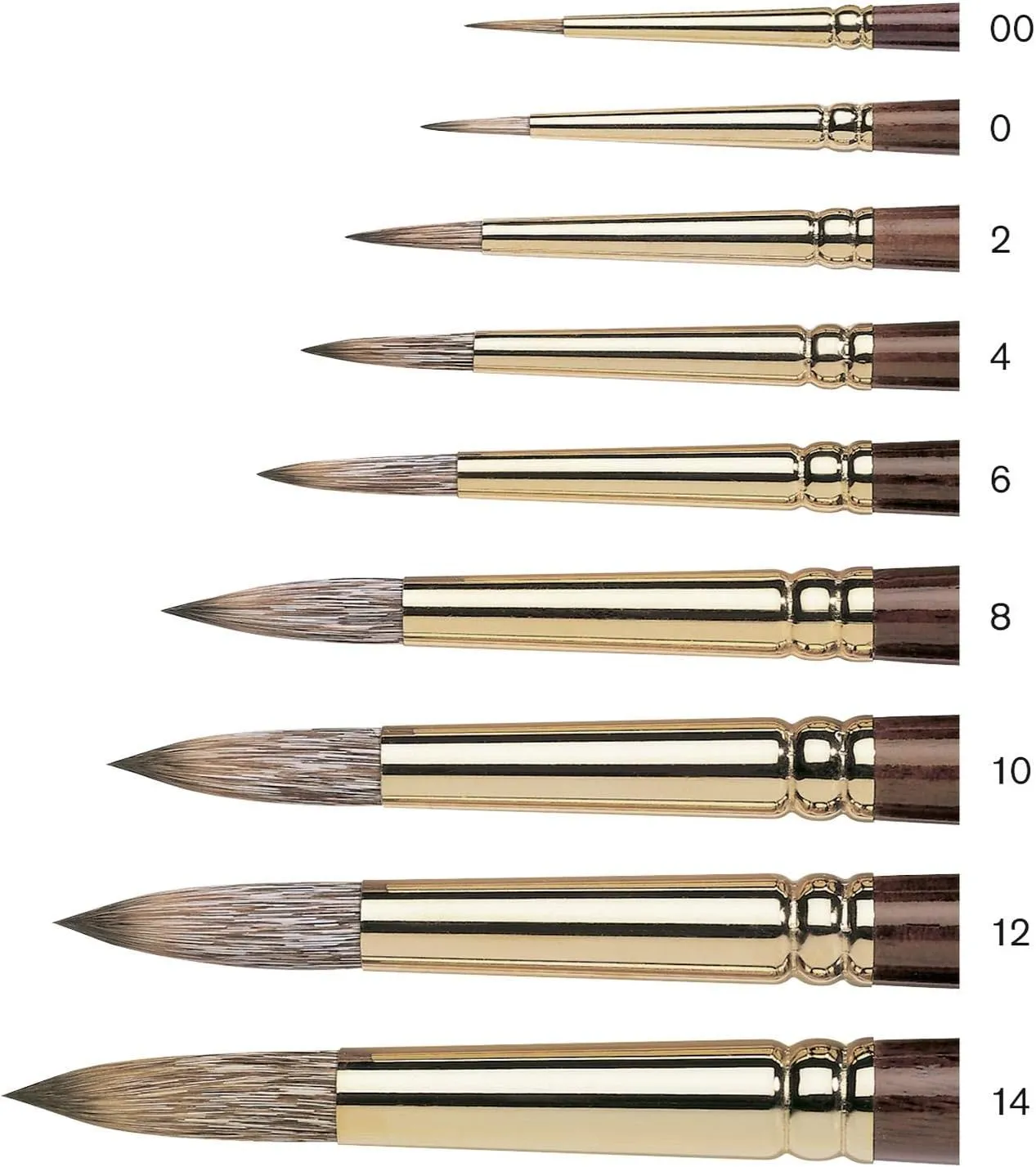 Winsor & Newton Monarch Round Long Handle Brush, Size 10