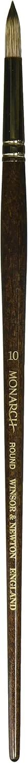 Winsor & Newton Monarch Round Long Handle Brush, Size 10