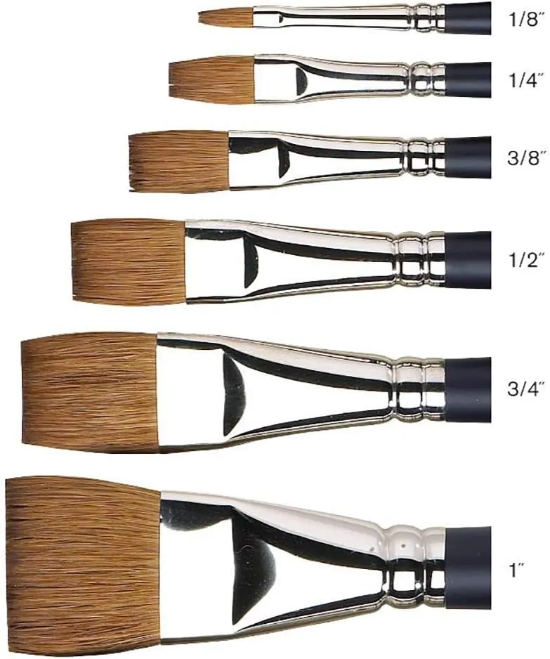 Winsor & Newton Professional Watercolour Sable Brush, One-Stroke ¾"