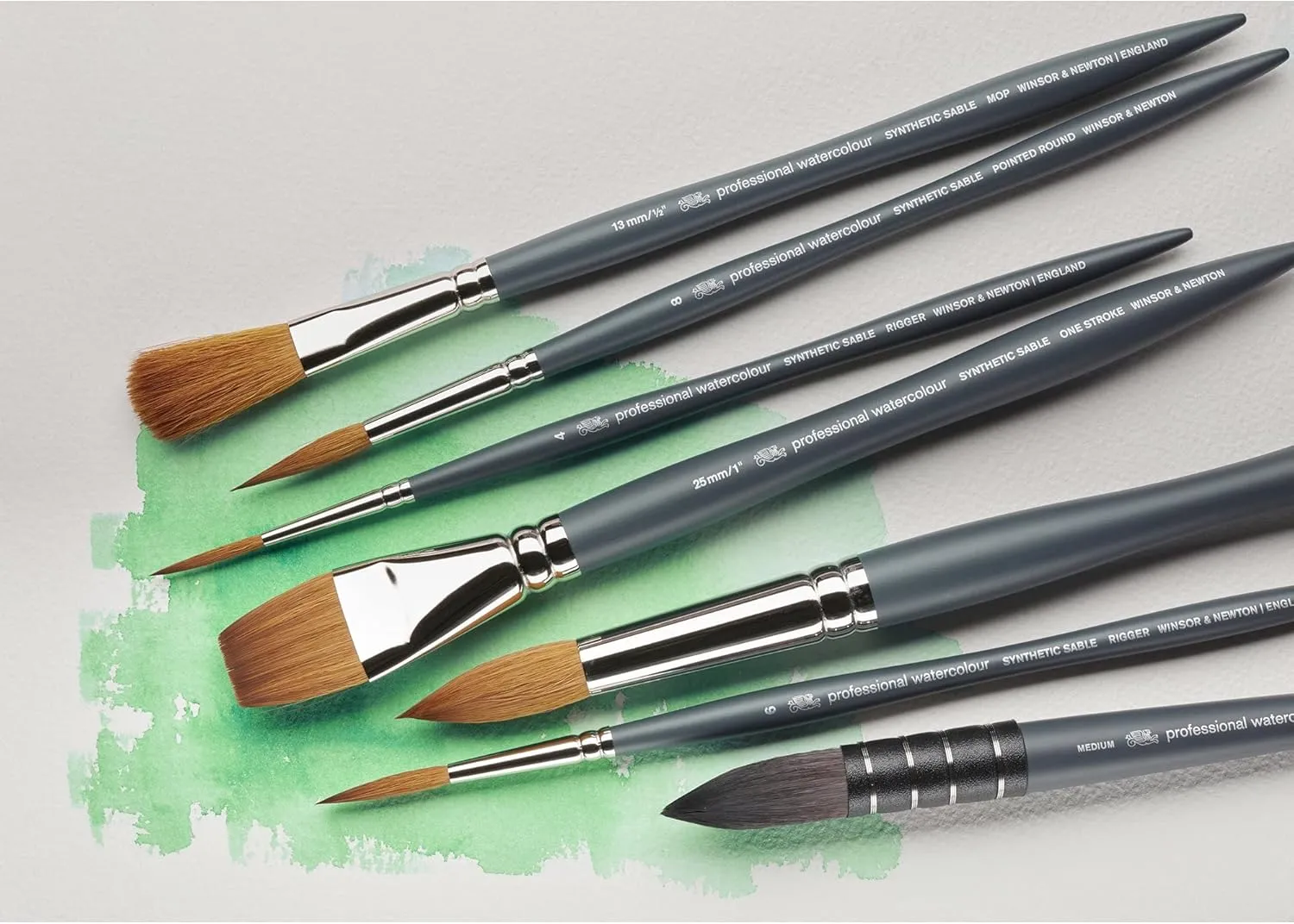 Winsor & Newton Professional Watercolour Synthetic Brush, Round #10