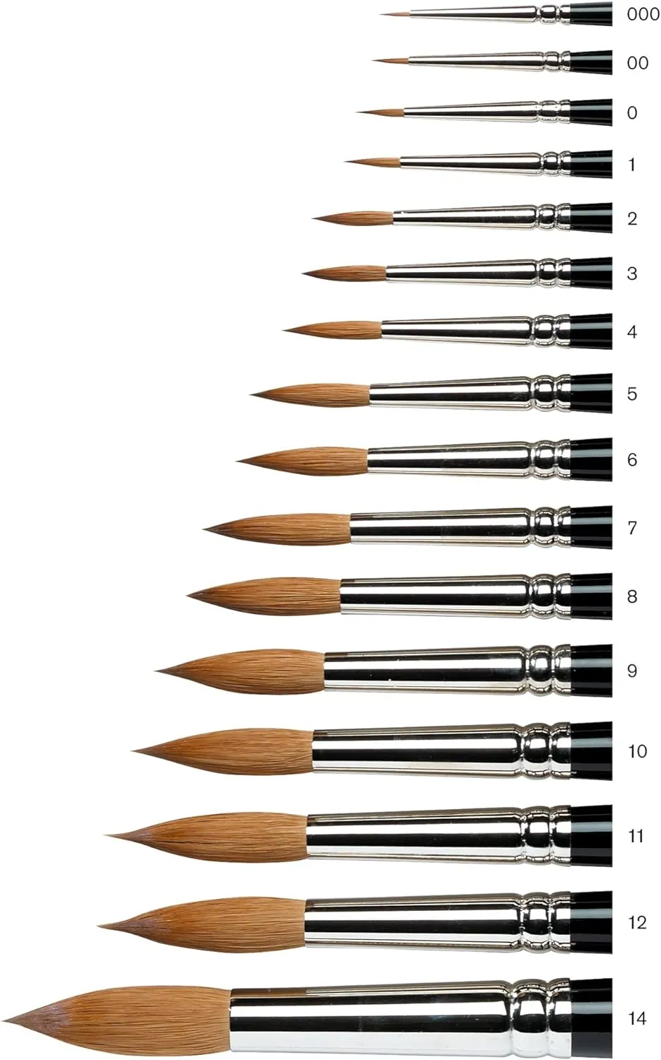 Winsor & Newton Series 7 Kolinsky Sable Brush, Round SH #0