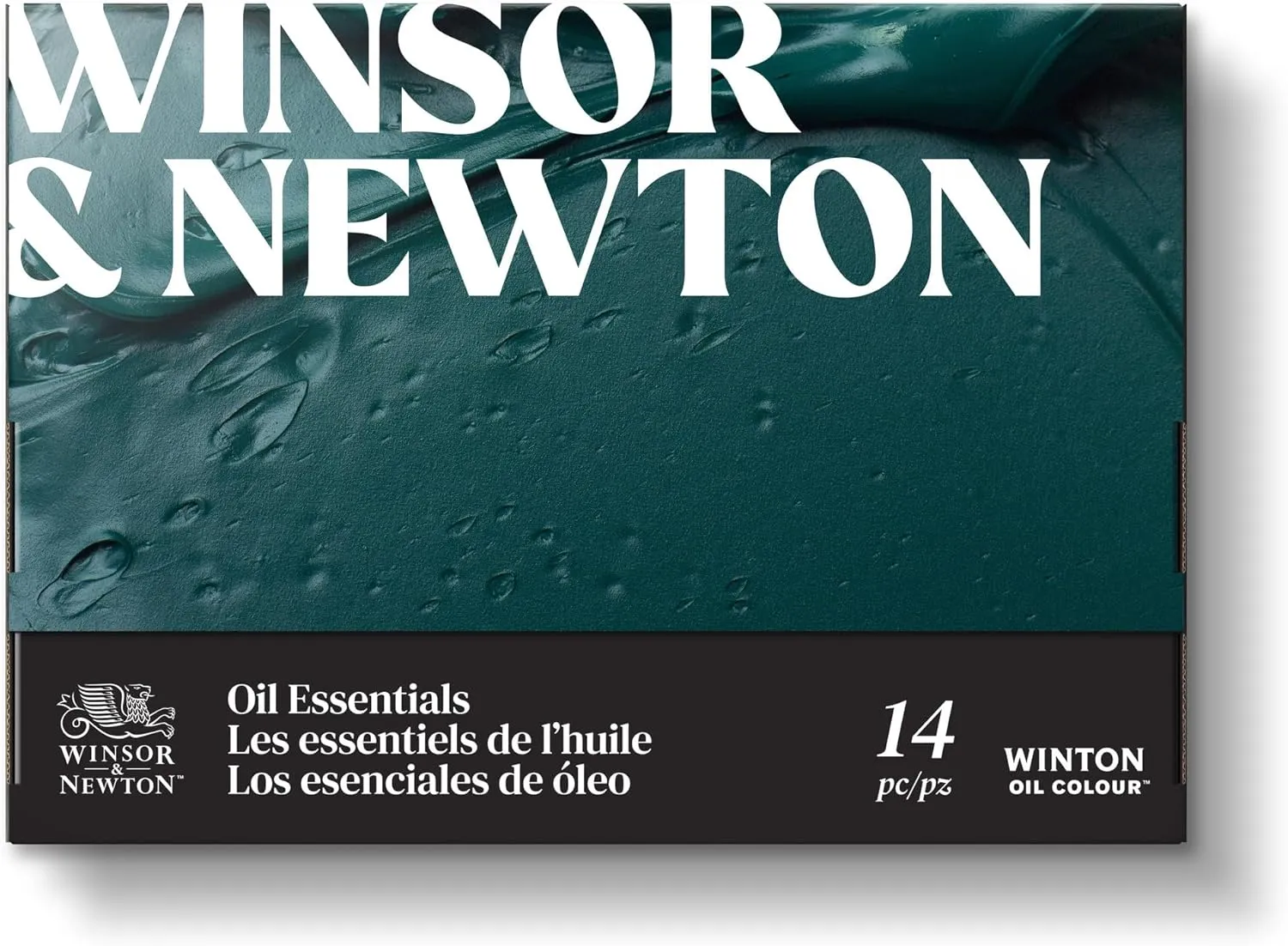 Winsor & Newton Winton Oil Colour Paint, Set of 10 x 12ml Tubes (includes 2 Brushes, Pad, Palette)