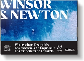 Winsor & Newton Cotman Watercolour Paint, Set of 10 x 5ml Tubes (includes 2 Brushes, Pad, Palette)