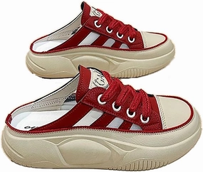 Women Cutout Platform Sneaker Sandals Breathable Mesh Sport Shoes Slip-On Platform MulesGarden Clogs Sandals