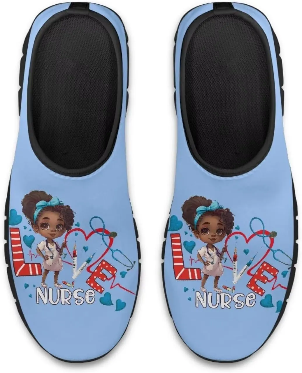 Women's Nurse Slip On Shoes Low-Cut Comfortable Casual Walking Flat Loafers Outdoor Non Slip Sports Running Sneakers