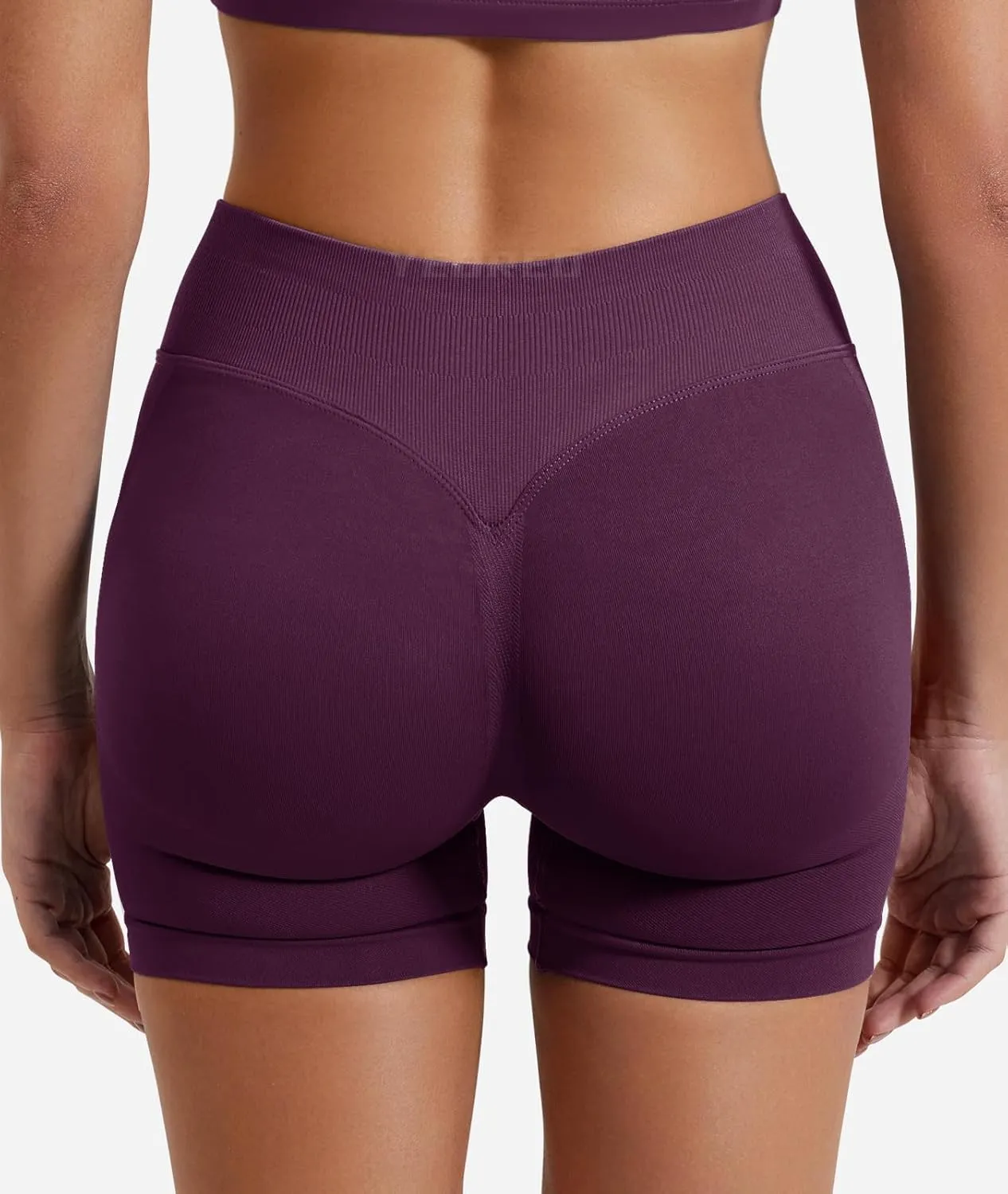 YEOREO SoftHue Women Workout Gym Impact Shorts Hidden Scrunch Butt Lifting 3.6"/4.5"/6" Seamless Shorts