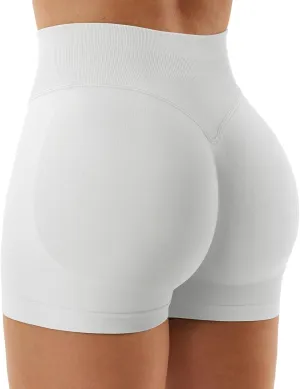 YEOREO SoftHue Women Workout Gym Impact Shorts Hidden Scrunch Butt Lifting 3.6"/4.5"/6" Seamless Shorts