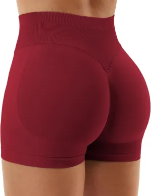 YEOREO SoftHue Women Workout Gym Impact Shorts Hidden Scrunch Butt Lifting 3.6"/4.5"/6" Seamless Shorts