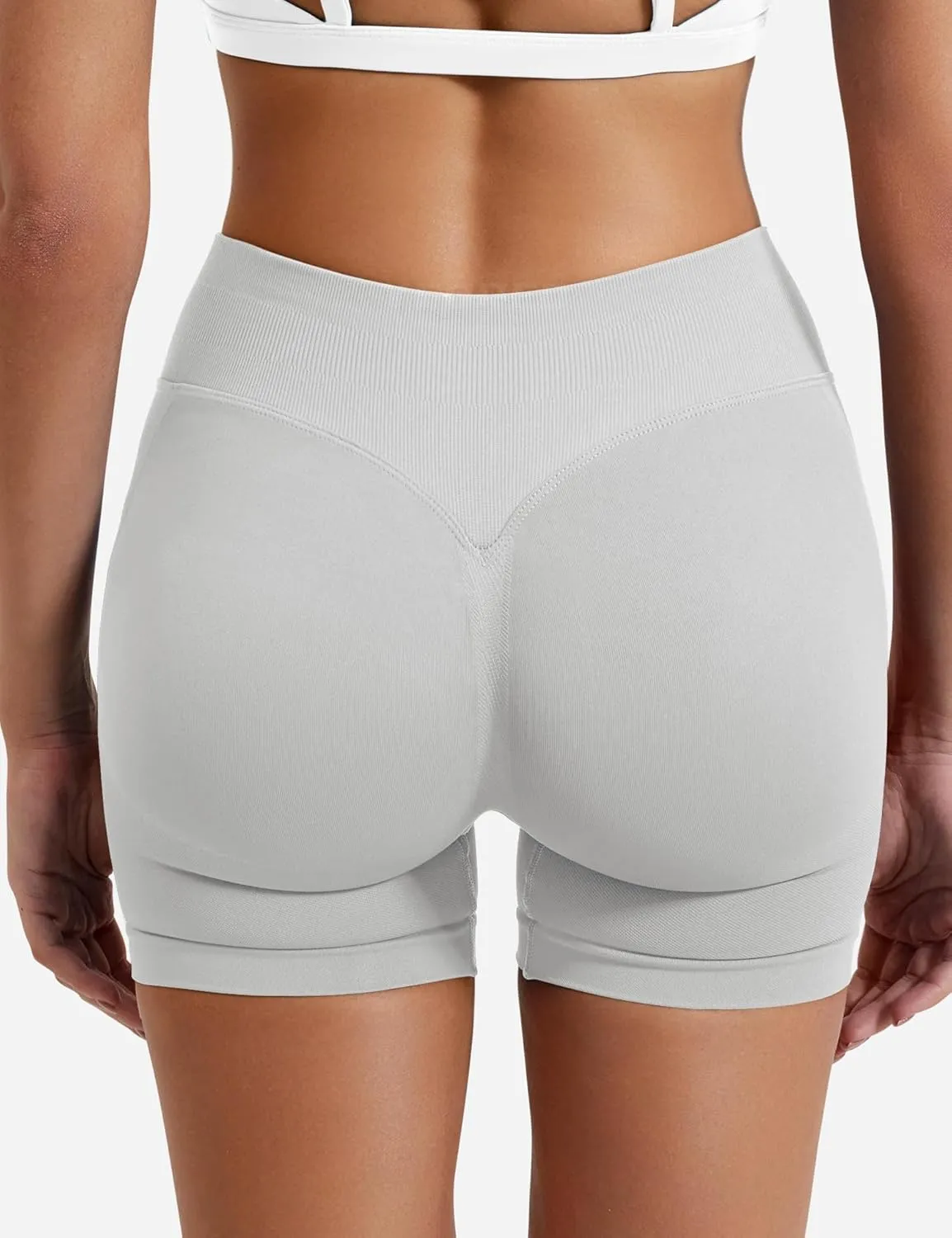 YEOREO SoftHue Women Workout Gym Impact Shorts Hidden Scrunch Butt Lifting 3.6"/4.5"/6" Seamless Shorts