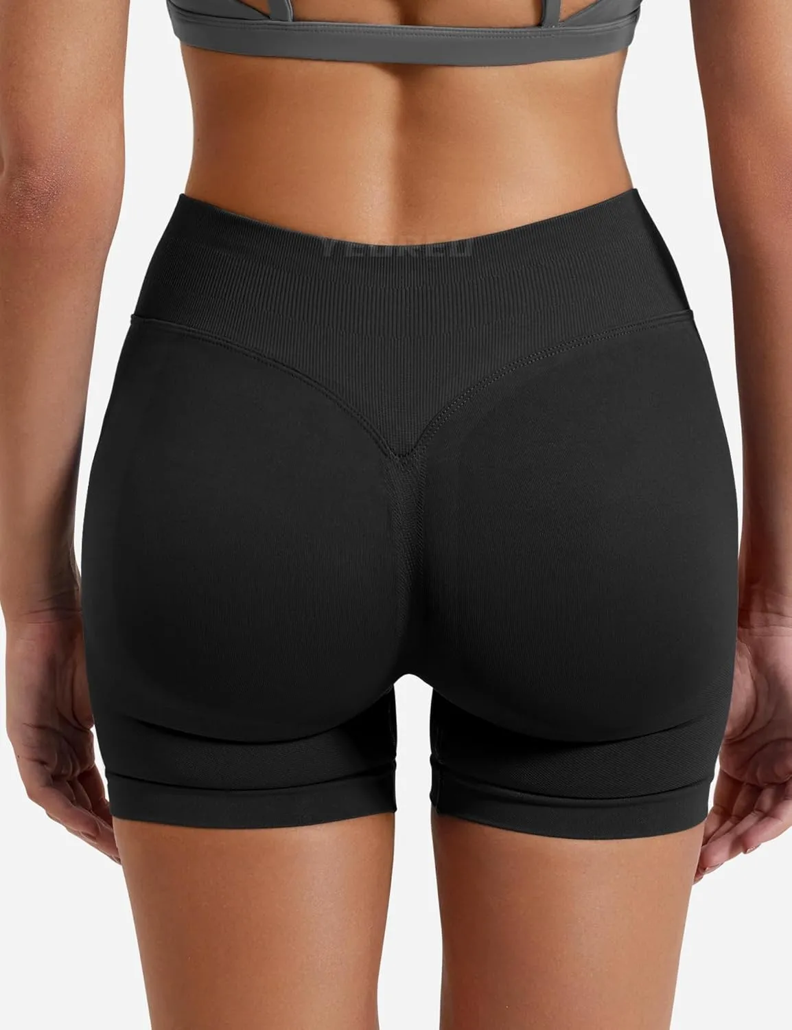 YEOREO SoftHue Women Workout Gym Impact Shorts Hidden Scrunch Butt Lifting 3.6"/4.5"/6" Seamless Shorts