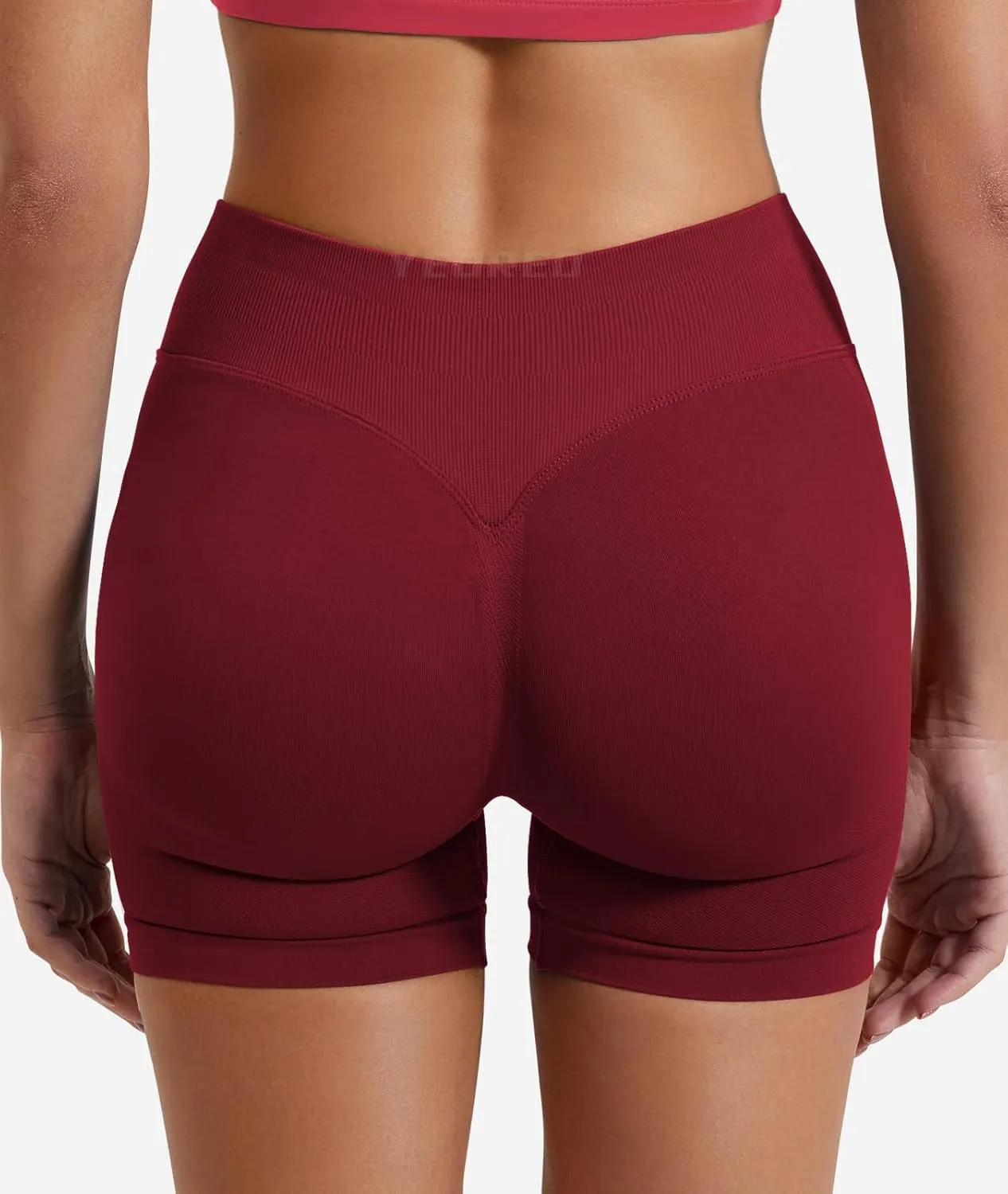 YEOREO SoftHue Women Workout Gym Impact Shorts Hidden Scrunch Butt Lifting 3.6"/4.5"/6" Seamless Shorts