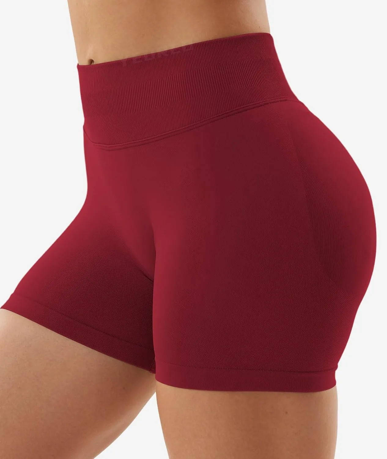 YEOREO SoftHue Women Workout Gym Impact Shorts Hidden Scrunch Butt Lifting 3.6"/4.5"/6" Seamless Shorts