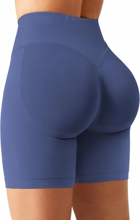 YEOREO SoftHue Women Workout Gym Impact Shorts Hidden Scrunch Butt Lifting 3.6"/4.5"/6" Seamless Shorts