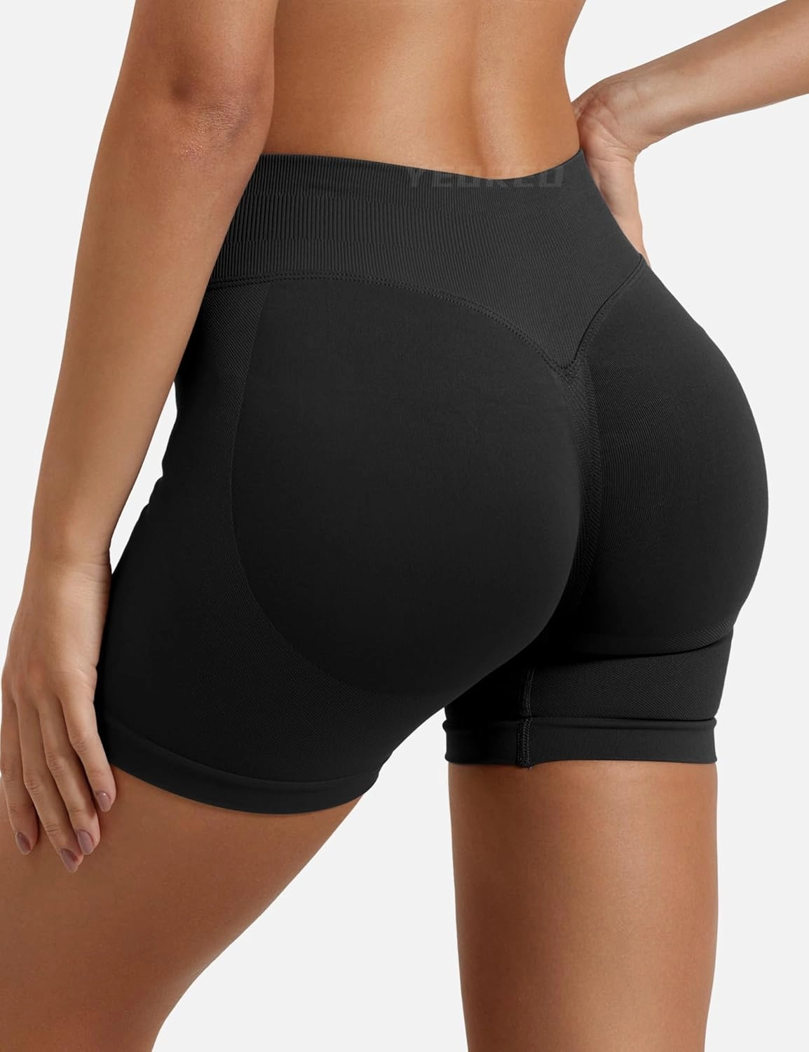 YEOREO SoftHue Women Workout Gym Impact Shorts Hidden Scrunch Butt Lifting 3.6"/4.5"/6" Seamless Shorts