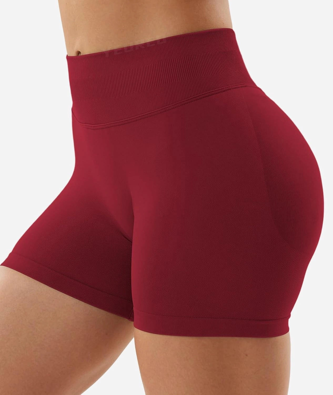 YEOREO SoftHue Women Workout Gym Impact Shorts Hidden Scrunch Butt Lifting 3.6"/4.5"/6" Seamless Shorts