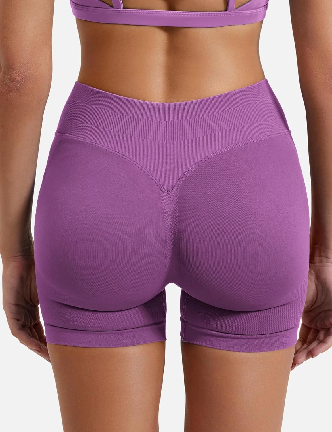 YEOREO SoftHue Women Workout Gym Impact Shorts Hidden Scrunch Butt Lifting 3.6"/4.5"/6" Seamless Shorts