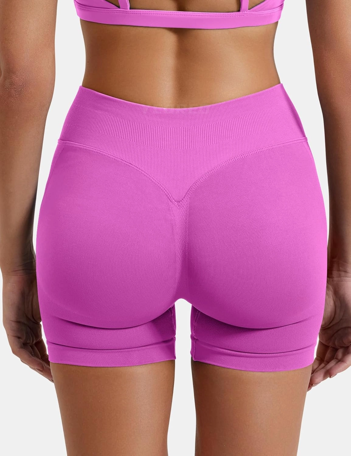 YEOREO SoftHue Women Workout Gym Impact Shorts Hidden Scrunch Butt Lifting 3.6"/4.5"/6" Seamless Shorts
