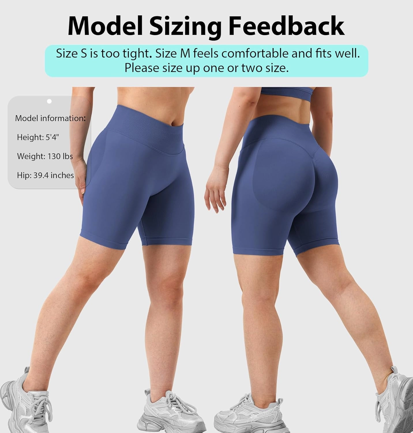 YEOREO SoftHue Women Workout Gym Impact Shorts Hidden Scrunch Butt Lifting 3.6"/4.5"/6" Seamless Shorts
