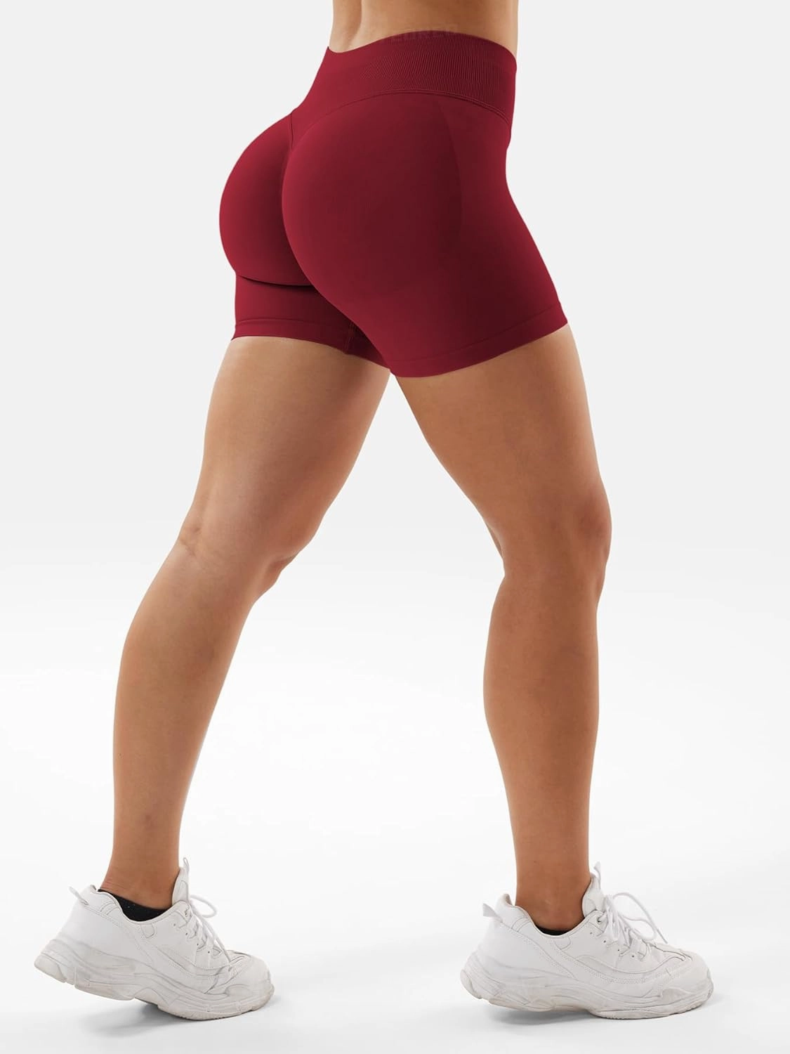YEOREO SoftHue Women Workout Gym Impact Shorts Hidden Scrunch Butt Lifting 3.6"/4.5"/6" Seamless Shorts