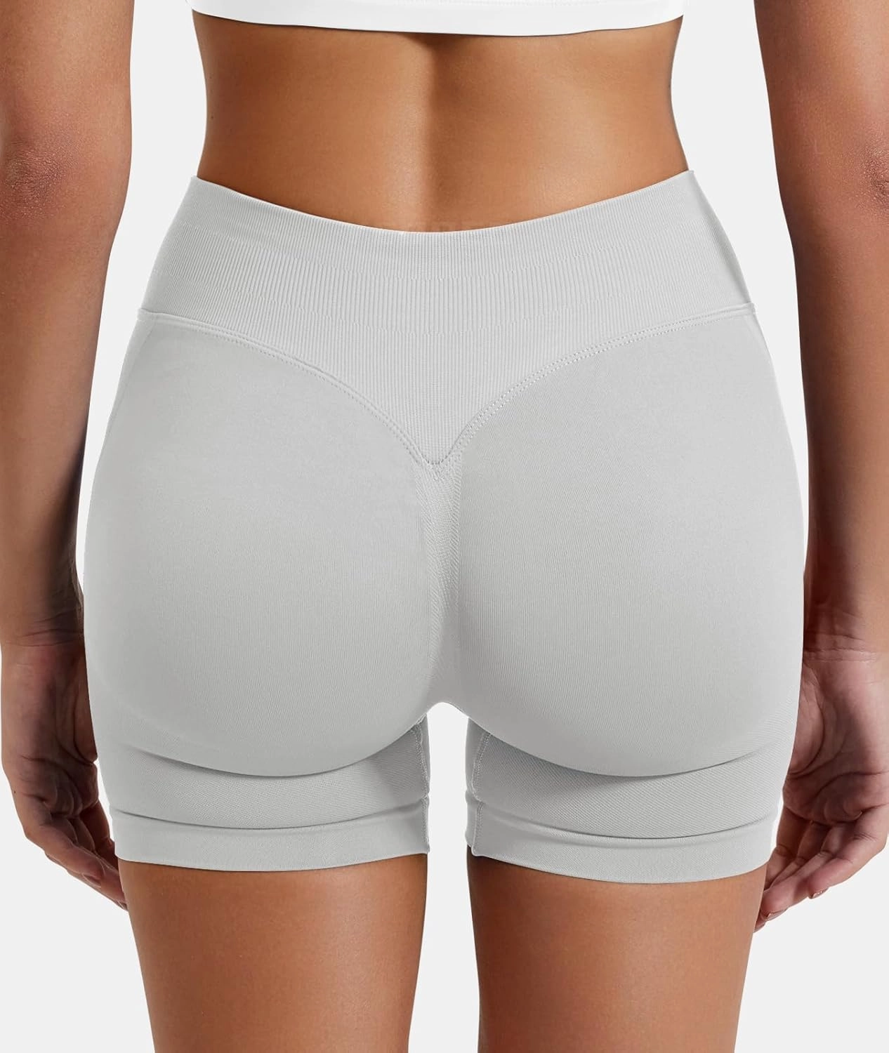 YEOREO SoftHue Women Workout Gym Impact Shorts Hidden Scrunch Butt Lifting 3.6"/4.5"/6" Seamless Shorts