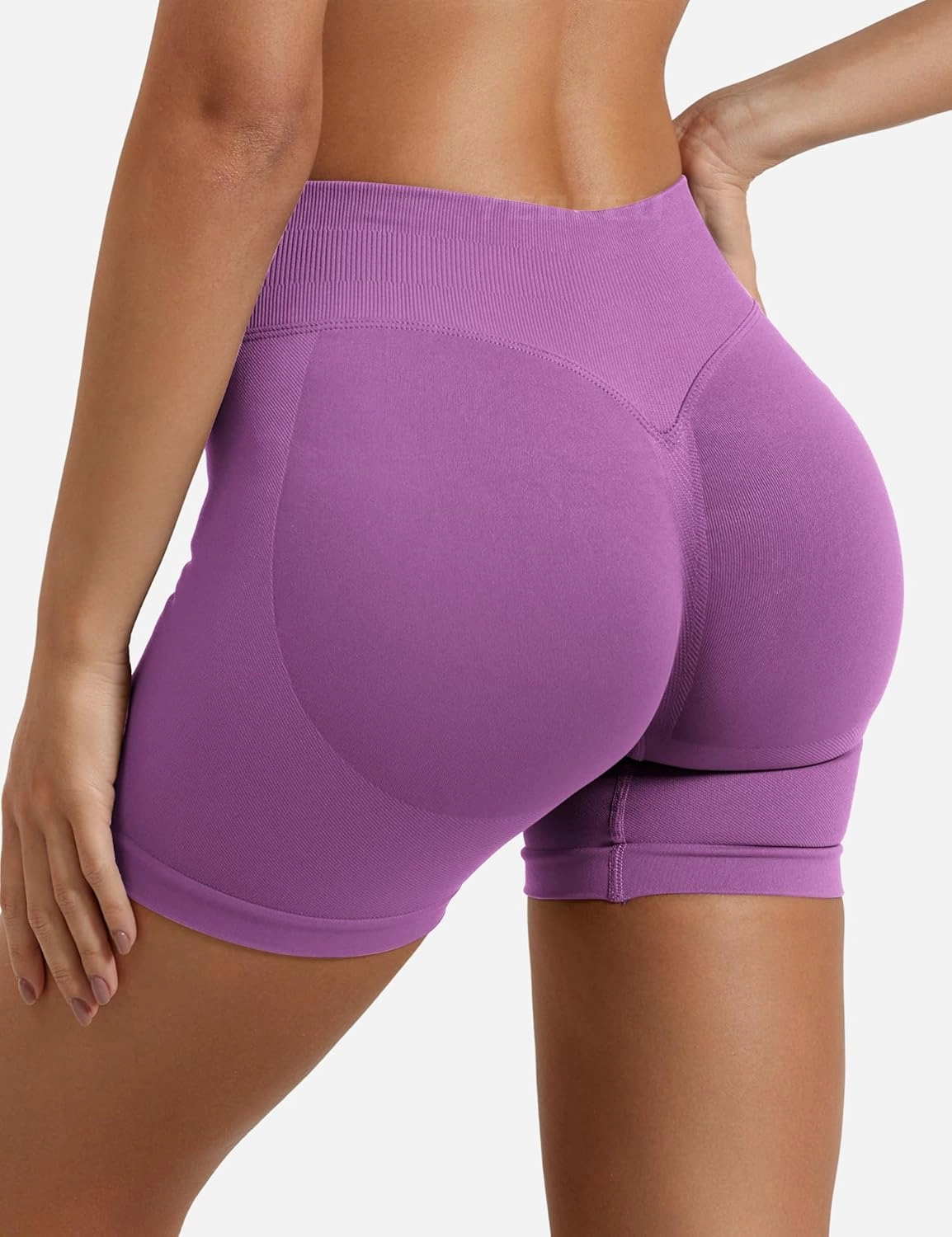 YEOREO SoftHue Women Workout Gym Impact Shorts Hidden Scrunch Butt Lifting 3.6"/4.5"/6" Seamless Shorts