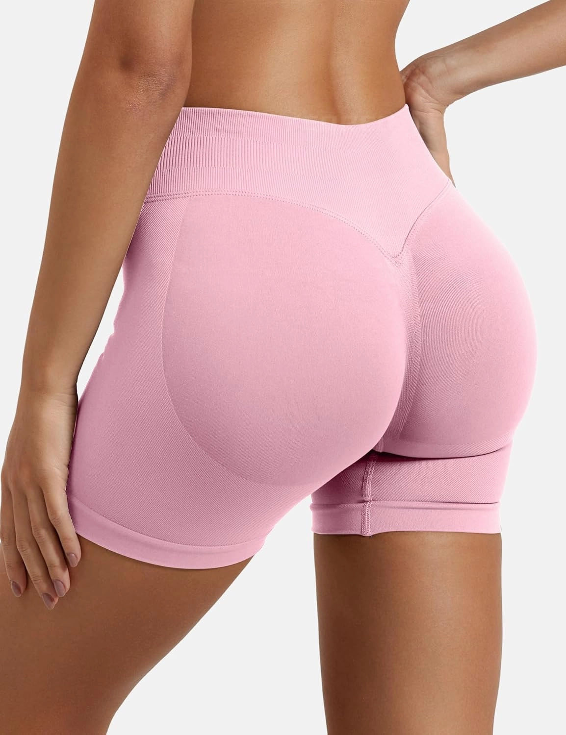 YEOREO SoftHue Women Workout Gym Impact Shorts Hidden Scrunch Butt Lifting 3.6"/4.5"/6" Seamless Shorts